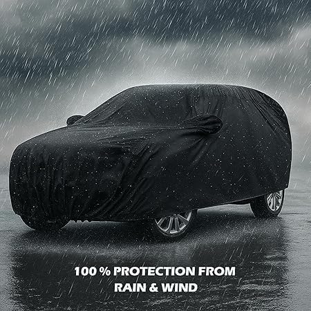 Image of Car Cover for Maruti Suzuki Alto 800, Black, Protective Body Cover