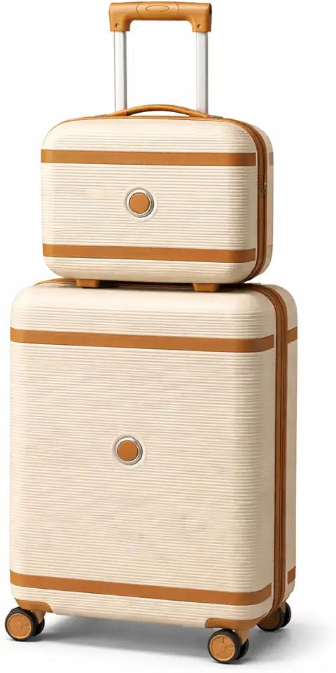 Kit Mala de Bordo 10kg + Frasqueira Rígida Premium com Rodinhas 360° Leve e Resistente Ideal para Avião e Viagens Curtas