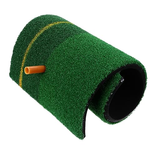 Parliky Golfing Training Turf Mat Portable Practice Pad Tee Hitting Mat for Families Friends