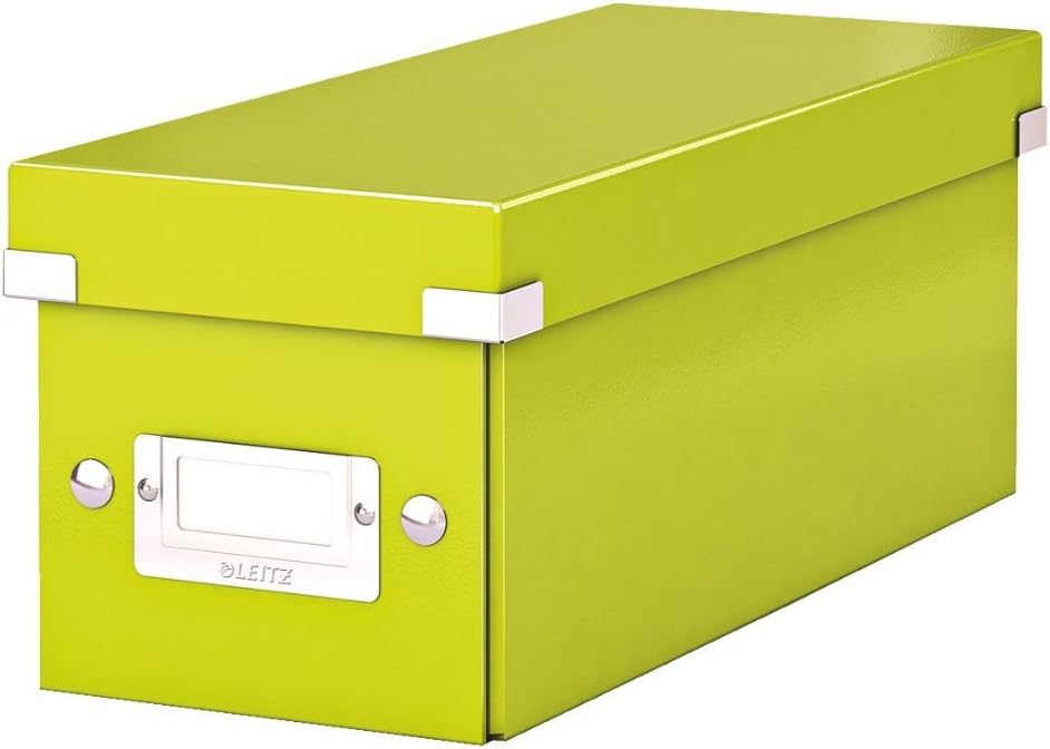 Leitz CD Storage Box, Green, Click and Store Range, 60410064