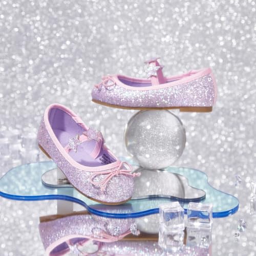 Image of PHIRAMIN Toddler Flower Girl Dress Shoes - Little Girl Mary Janes Flats Wedding