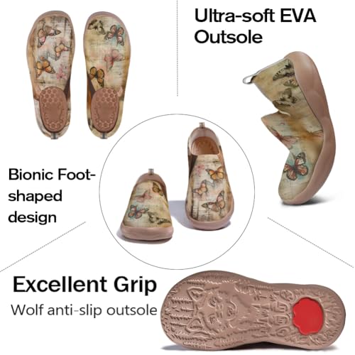 Women's Fashion Art Sneaker Painted Knit Slip-On Loafers Ladies Travel Shoes3