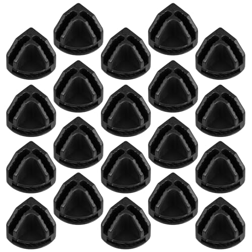 EPIGEIST 20 Conectores de Esquina para Cubos de Armario Clips de Plástico Negro para Uniones de Estanterías de Alambre Accesorios de Almacenamiento DIY para Armarios Zapateros y Jaulas