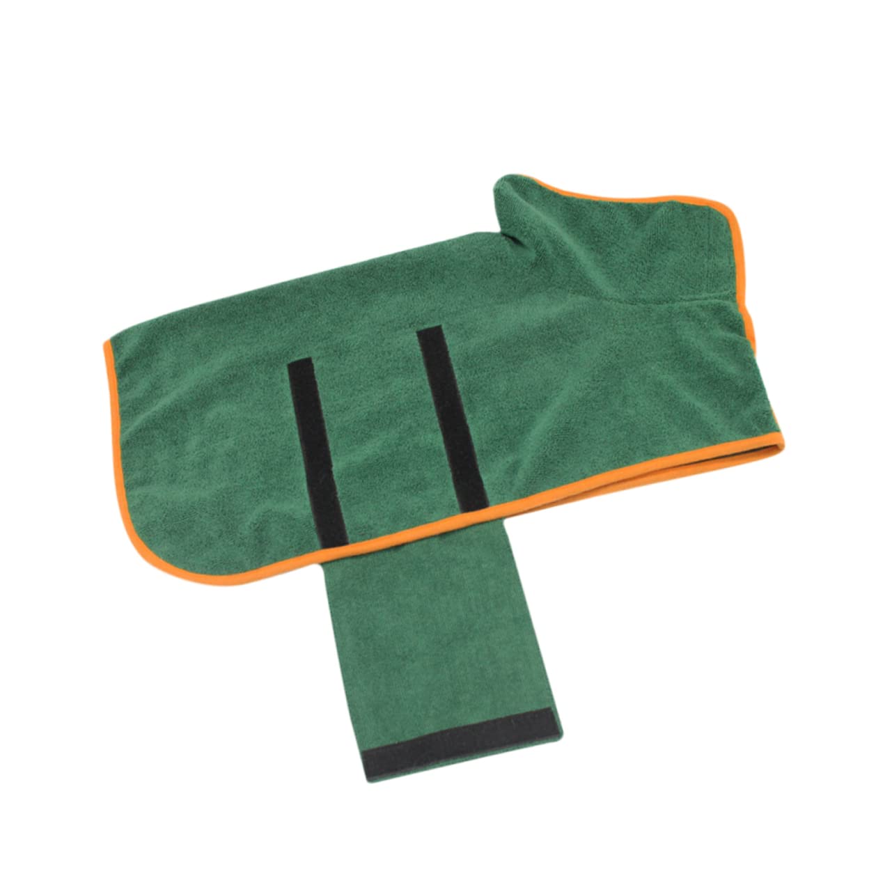 Kisangel 2 Pièces Peignoir pour Animaux De Compagnie Serviettes De Bain Chat Serviette à Capuche pour Chien Serviette De Séchage pour Chien Serviette De Bain en Microfibre pour Chien Green