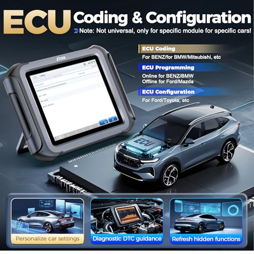 XTOOL D9 MAX Automotive Diagnostic Scanner, J2534 Reprogramming Tool, Wireless Bidirectional Scan Tool, OBD2 Scanner with Topology Mapping, 45+ Relearns, ECU Coding, FCA/DoIP/CAN FD, 3 Years Update - Image 6