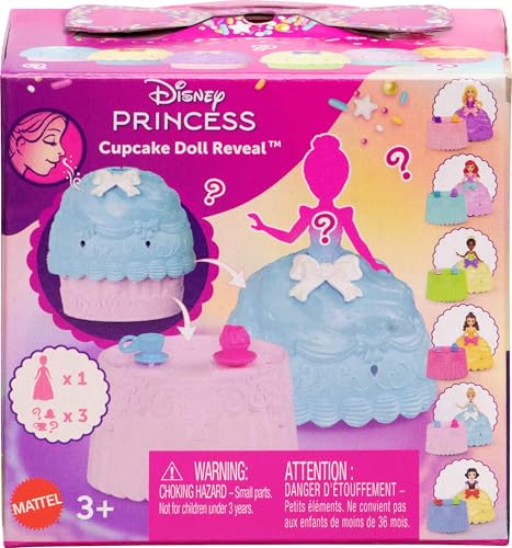 Princesses Disney Petite poupée Cupcake Doll Reveal avec 5 surprises Disney Princess JFG78 - vue 7