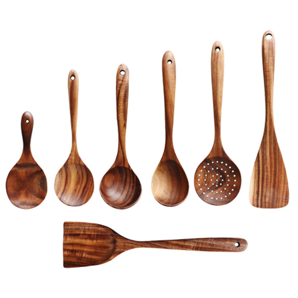 Set di Cucchiai di Legno da Cucina, Multifunzione