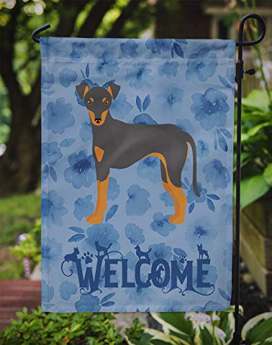 Drapeau extérieur Manchester Terrier multicolore décoratif de jardin taille S - 4