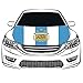 Flag King 2022 World Cup Argentina national football team Flag Car Hood Cover 3.3X5FT 100 percent Polyester,Engine Flag, Elastic Fabrics Can be Washed,Car Bonnet Banner