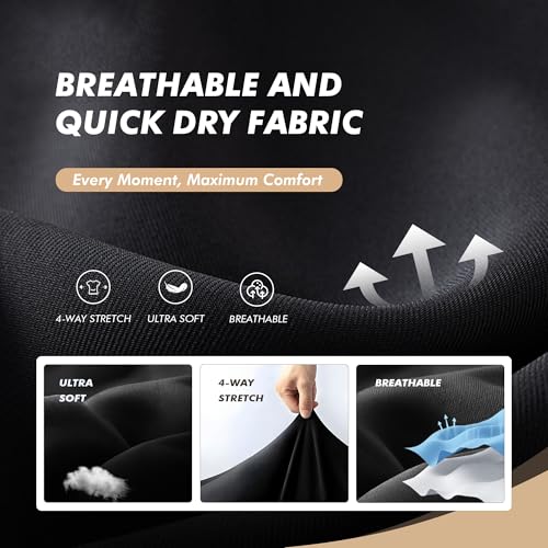 5 Pack Polo Shirts for Men - Quick Dry Moisture Wicking Performance Short Sleeve Mens Golf Shirts for Work Athletic3