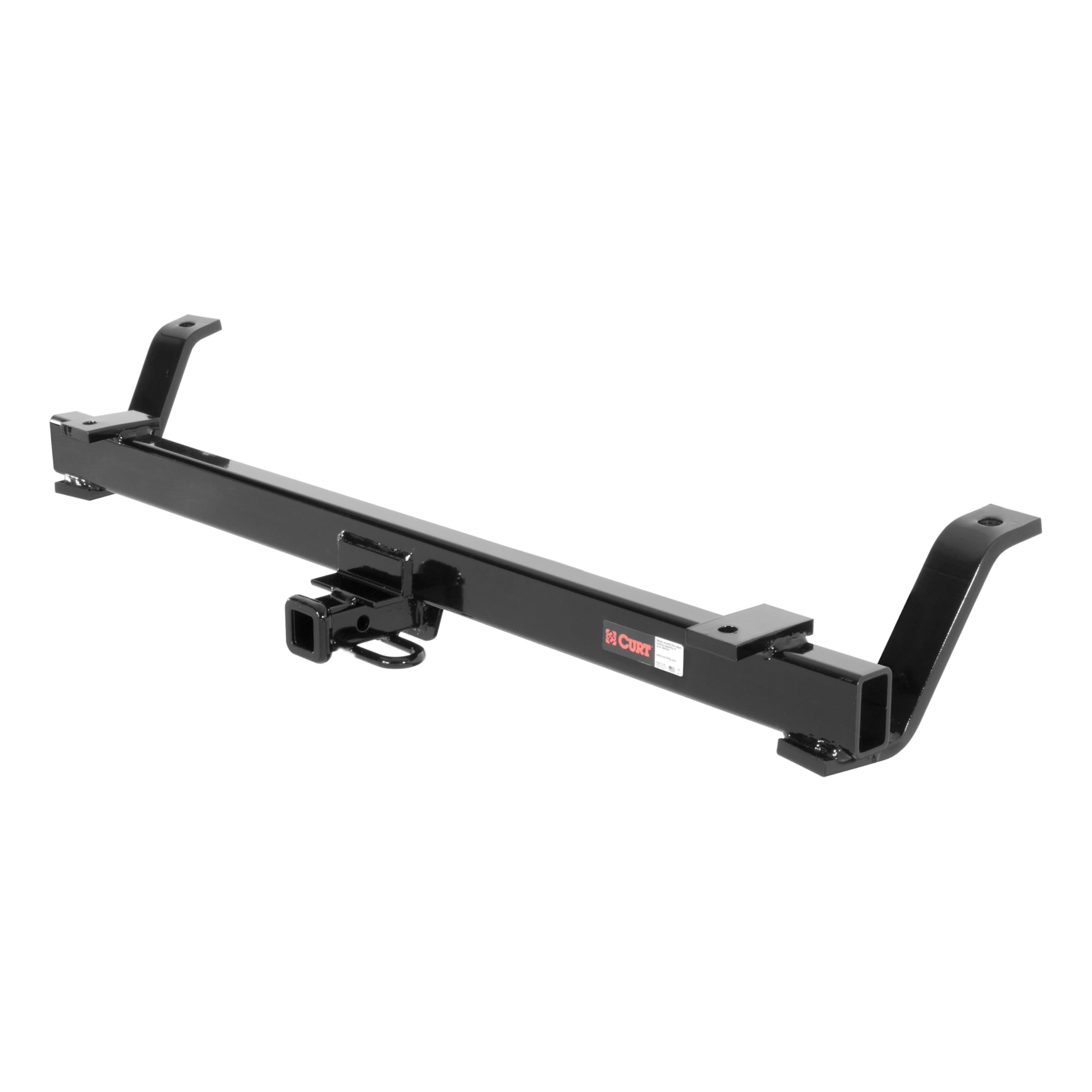 CURT 11041 Class 1 Trailer Hitch, 1-1/4-Inch Receiver, Fits Select Ford Mustang, GLOSS BLACK POWDER COAT