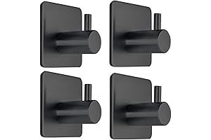 Heavy-Duty Adhesive Towel Hooks