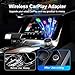 Wireless CarPlay Adapter for Apple & Android Auto, 2026 Upgraded Stable Connection, Auto Connect in 5s, Plug & Play Dongle for Factory Wired CarPlay Cars, WiFi 6 & Bluetooth for iOS 10+ & Android 11+