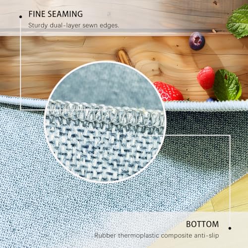 Tapis rustique fruits 180x240cm lavable antidérapant