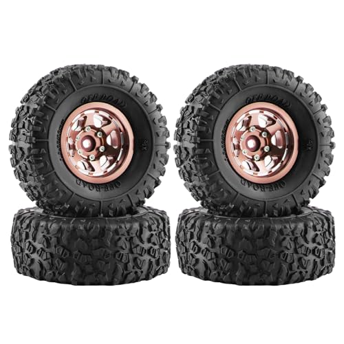 Roues décalées de 3,3 cm GLOBACT jantes alu 3,75 mm Axial SCX24 TRX4M