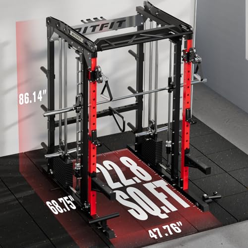 Smith machine gym system