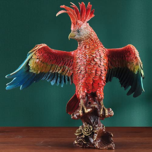 Sculpture Statues and All Copper Parrot Ornament Crafts Living Room Statue Office Decoration Business Gift
