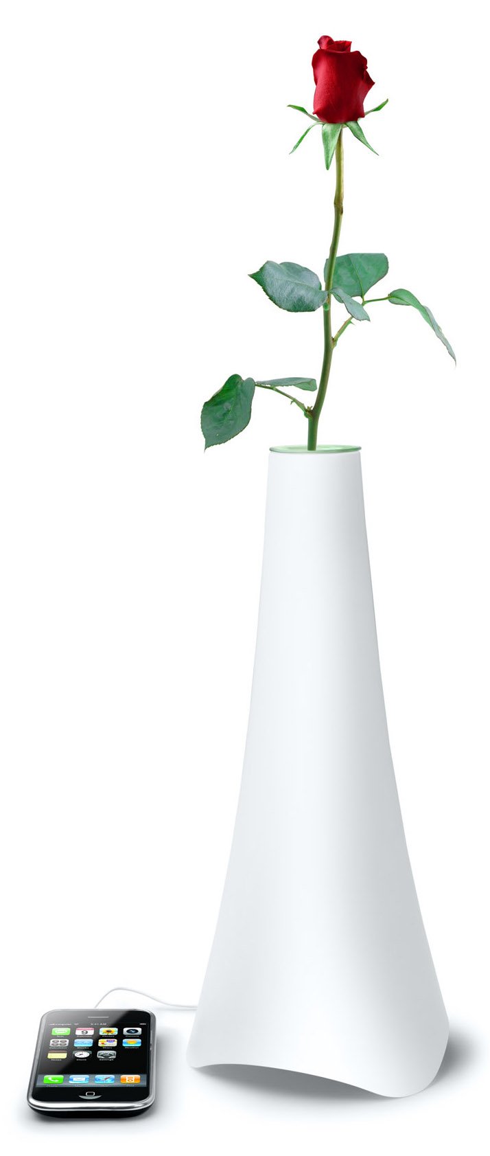 MuseML-50 SF Multi-coloured Mood Light with Vase and Mains Adaptor White