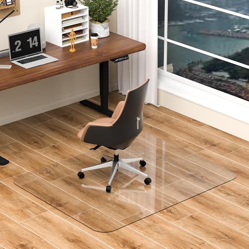 Tcyzest Tempered Glass Chair Mat 60