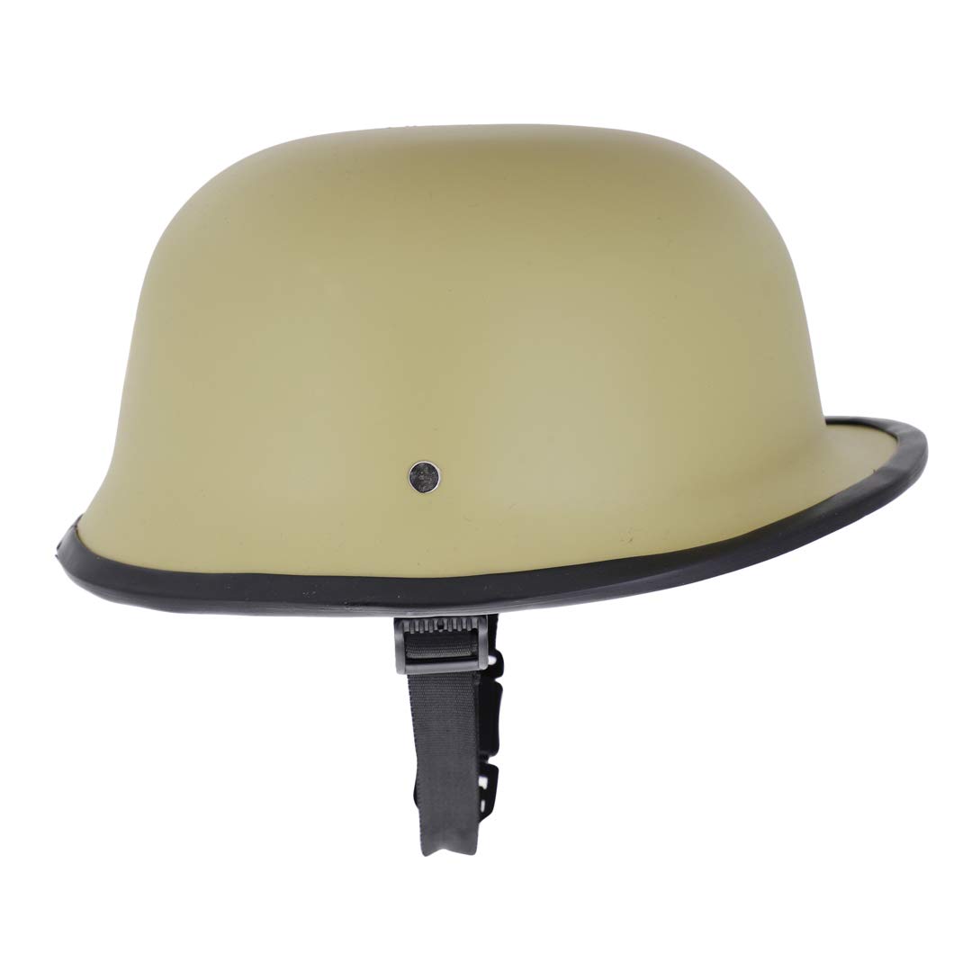 Sage Square German Retro Style World War Inspire Half Helmet (DesertStorm Matte) (Small) (Non-Motorized)