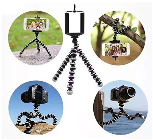 Mini Tripé Flexível com Clipe Ajustável para Smartphone