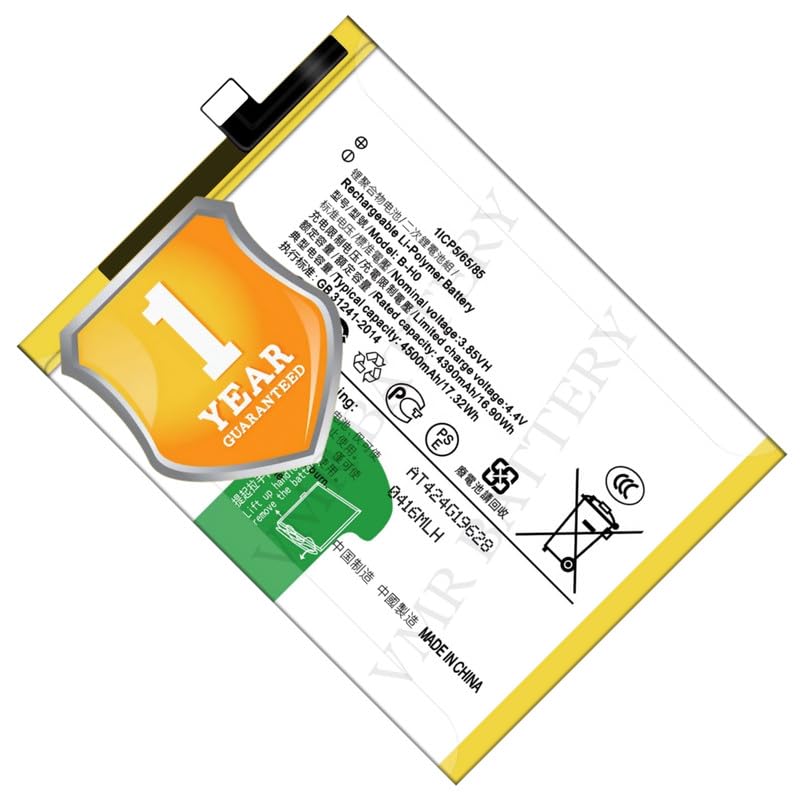 Image of Original B-H0 Battery Compatible for Vivo S1 (Vivo Y7S) (1907, V1907, 1907 19, V1913A) | V17 Neo - (4500mAh) - 1 Year Warranty X2