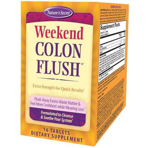 Natures Secret Weekend Colon Flush 16 Capsule
