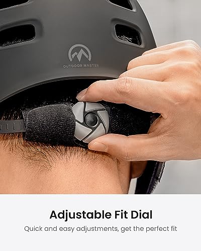 Image of OutdoorMaster Kayak Helmet, Wakeboard Helmet Whitewater Helmet Men Women, Water Helmet with Ear Pads, Surf Helmet 12 Vents Dial Fit Adjustment Longboard Helmet, Perfect for Kayaking, Boating