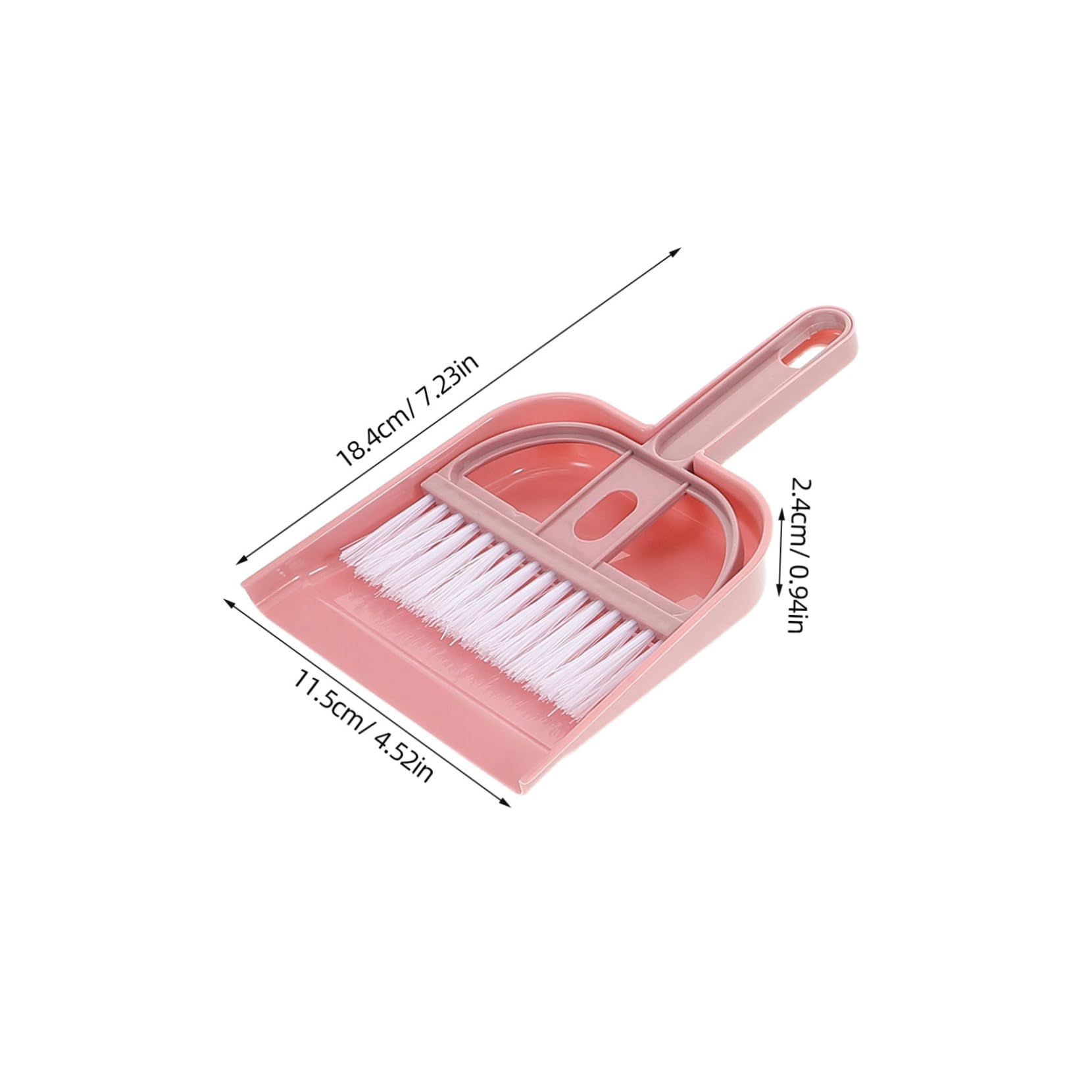 minkissy 3Sets Mini Desktop Broom and Dustpan Handheld for Portable Durable for Home Desk Table and Pet Areas Hollow Mesh Design for Efficient Debris