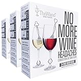 The Wand Wine Filter by PureWine | No More Wine Headaches | Removes Sulfites AND Histamines | By-The-Glass (72-pack)