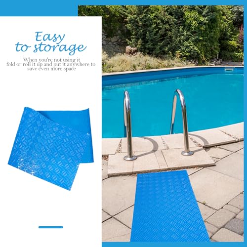 Alfombrilla para piscina de PVC antideslizante y protector de suelo 6
