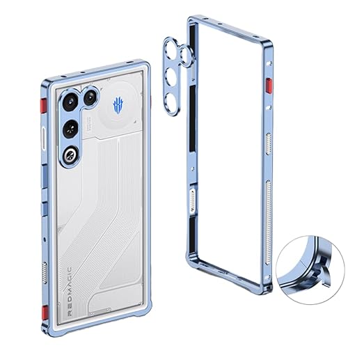 RedMagic 11 Air �Ή������o���p�[ ���M�P�[�X �y�� �V�[�z�[�X���b�N�� �l�W�Ȃ� �����^ �����^�����Y�ی�v���[�g�t�����^���t���[���J�o�[RM11A-LP-60202 (�u���[)