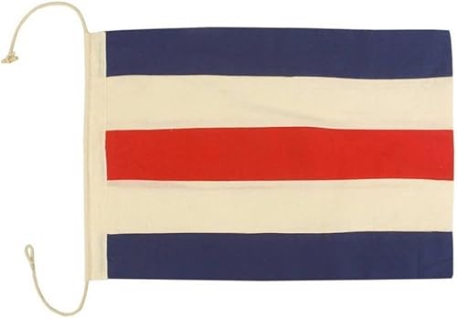 Miniatura 9 de Hampton Nautical Letra F Bandera de tela náutica del alfabeto, letra S