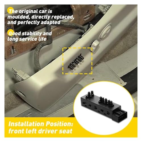 Commande réglage électrique siège Buick Cascada Envision interrupteur gauche - 2
