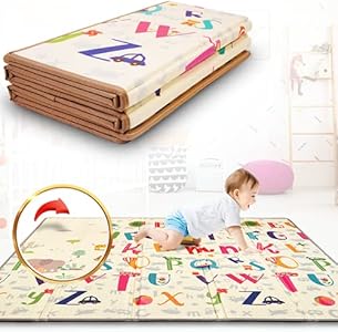 SUPERBE BEBE Babymatte Kindermatte Baby Spielmatte 180x200x1 Test- Sehr