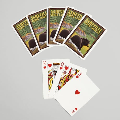 Baraja de cartas Poker 52 piezas Black Bear Asheville miniatura 7