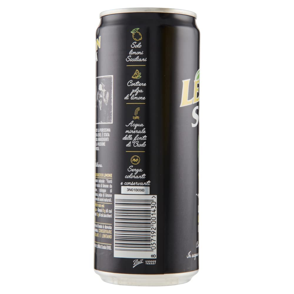 24 lemonsoda 330 ml Campari Group limón soda limón italiano limonata + 24 latas de Oransoda 330 ml Campari naranja limonada + italiano Gourmet Polpa
