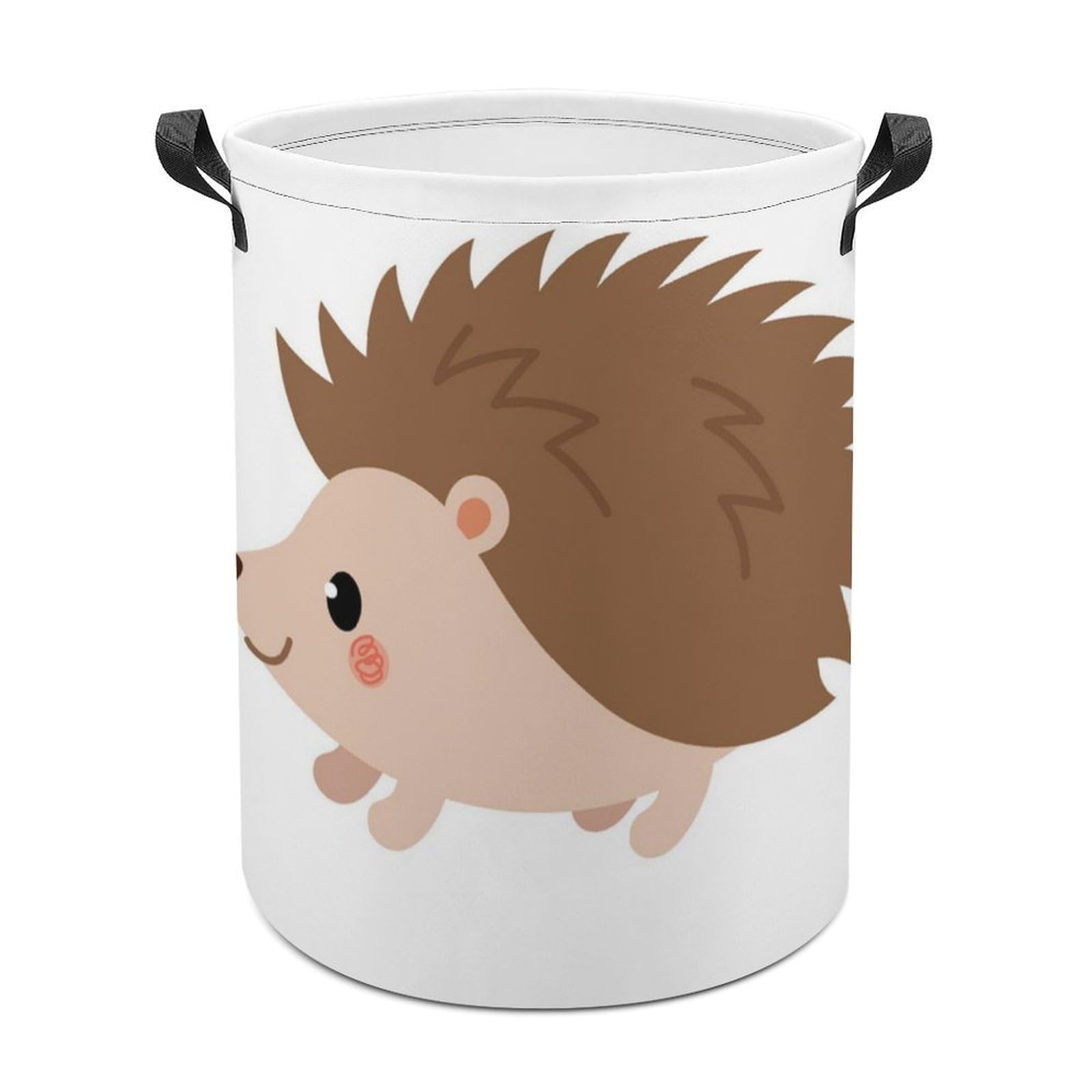 Lyfthologen Laundry Hamper, Hedgehog Laundry Basket, Washing Basket with Handle
