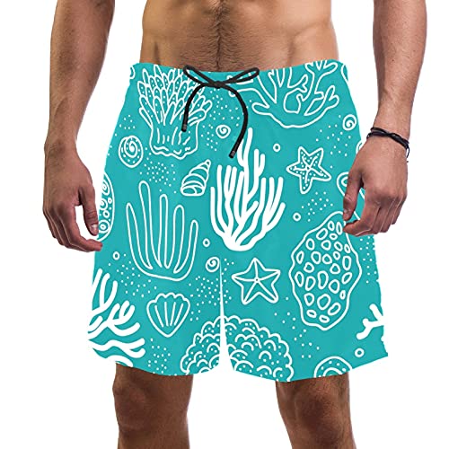 Short de bain pour homme confort taille élastique pour éviter les irritations L