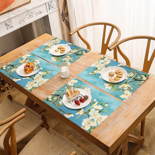 Sets de table de cuisine lavables 45x30 cm pour table propre