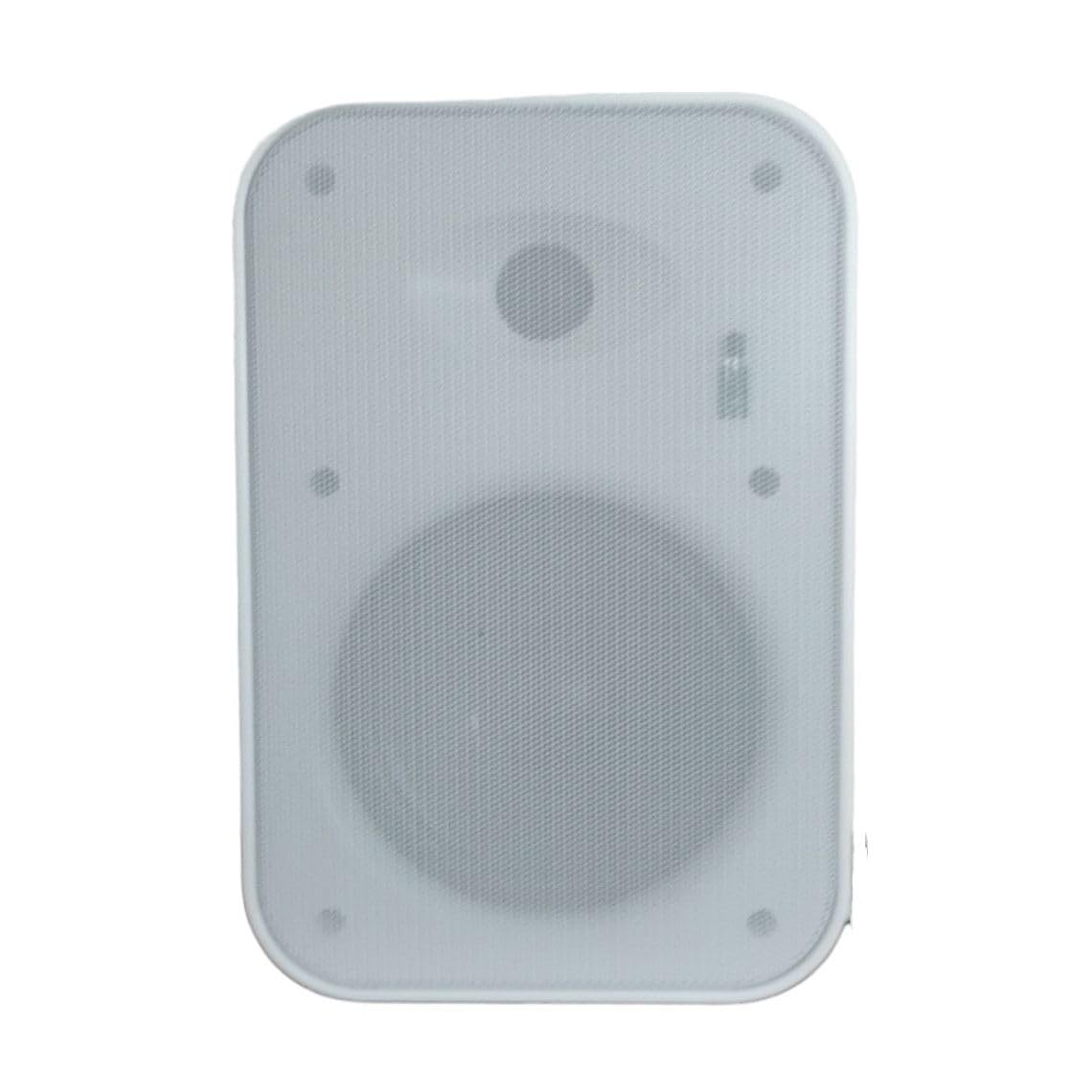 Cassa Acustica Amplificata da Parete 6.5" Bluetooth - Bianca - Lettore USB e Ingresso Microfono - Sistema Attivo 2 Vie con Telecomando