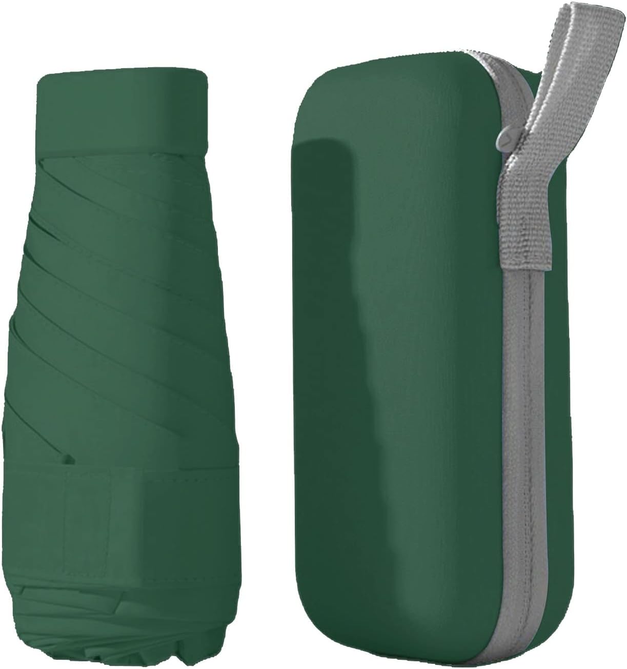 JodsenTravel Umbrella,6 Ribs Mini Travel Umbrella Strong Umbrella Folding Sun Umbrella Windproof Rain Umbrella Lightweight Small Compact Women Umbrellas Small Anti-UV Umbrella for Sun Rain 90x53cm