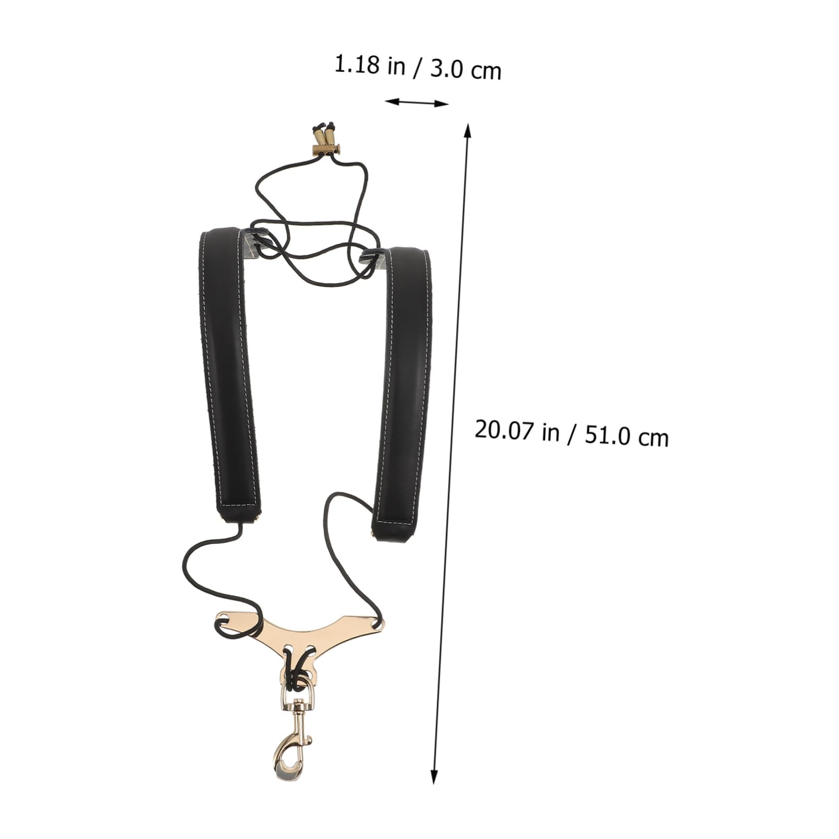 ibasenice Tracolla per Sassofono Resistente e Semplice Cintura per Sassofono Realizzata Materiali di Accessorio Durevole e Sicuro