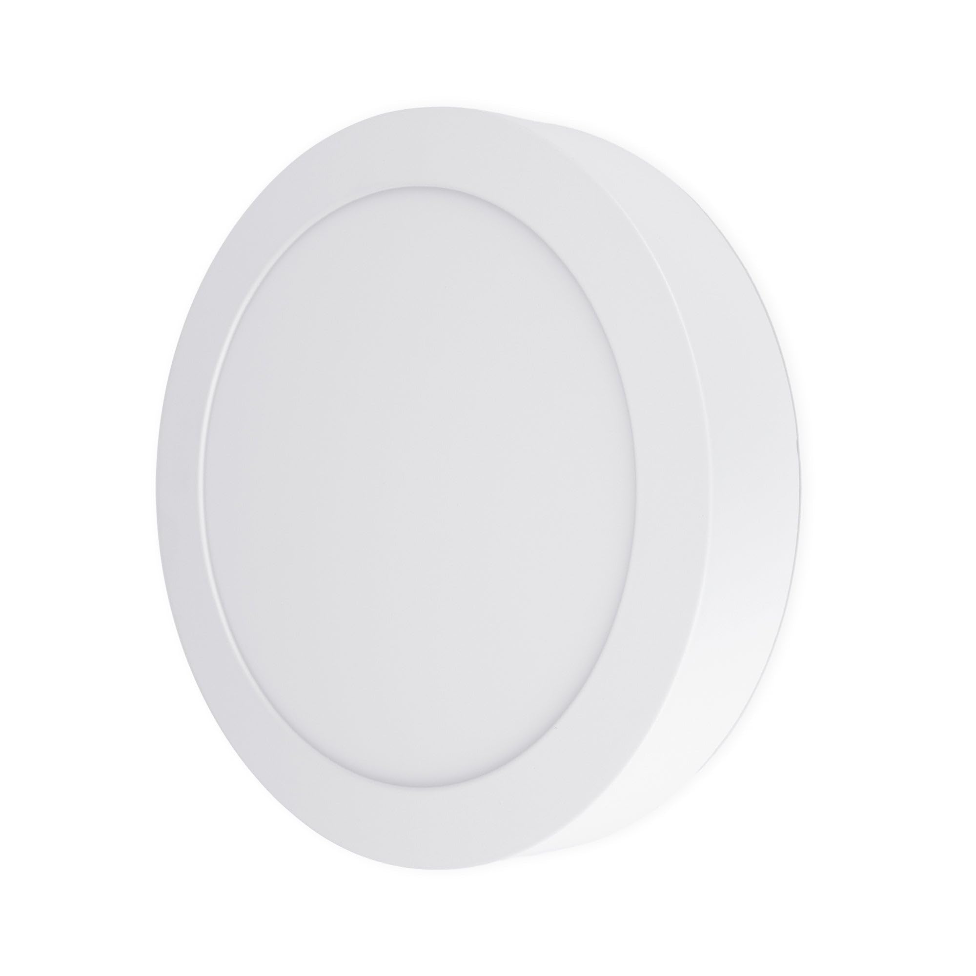 G.w.s Neutral White (18W) G.w.s® 18W Dimmable Round Circle Led Surface Mounted Panel Downlight Ceiling Light Neutral White (4000K), Led Driver Included