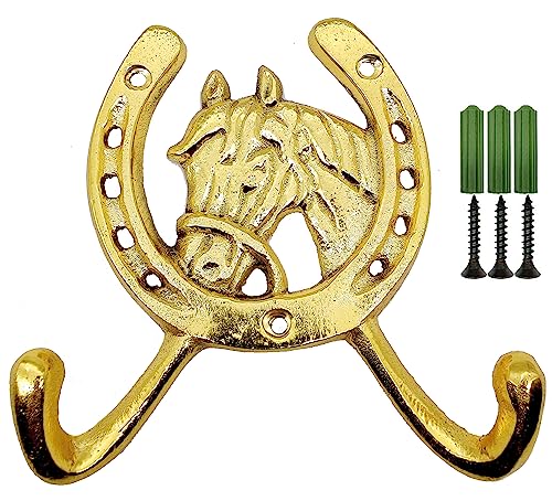 5Moonsun5 HORSESHOE HOOK Rustic Ranch Wall Mounted Coat Hanger cover
