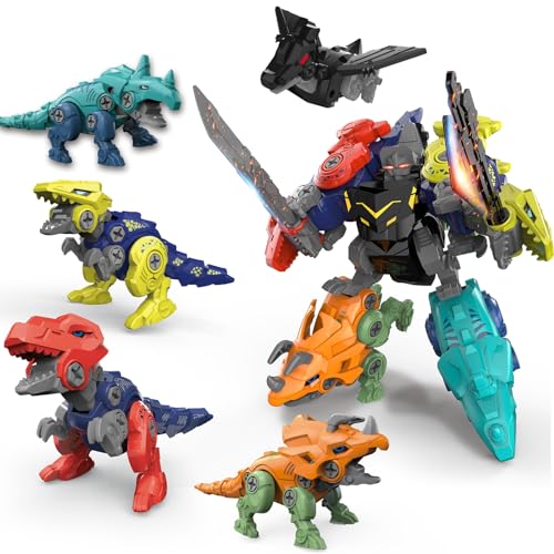 Rockclo 5-in-1 Dinosaur Transform Set