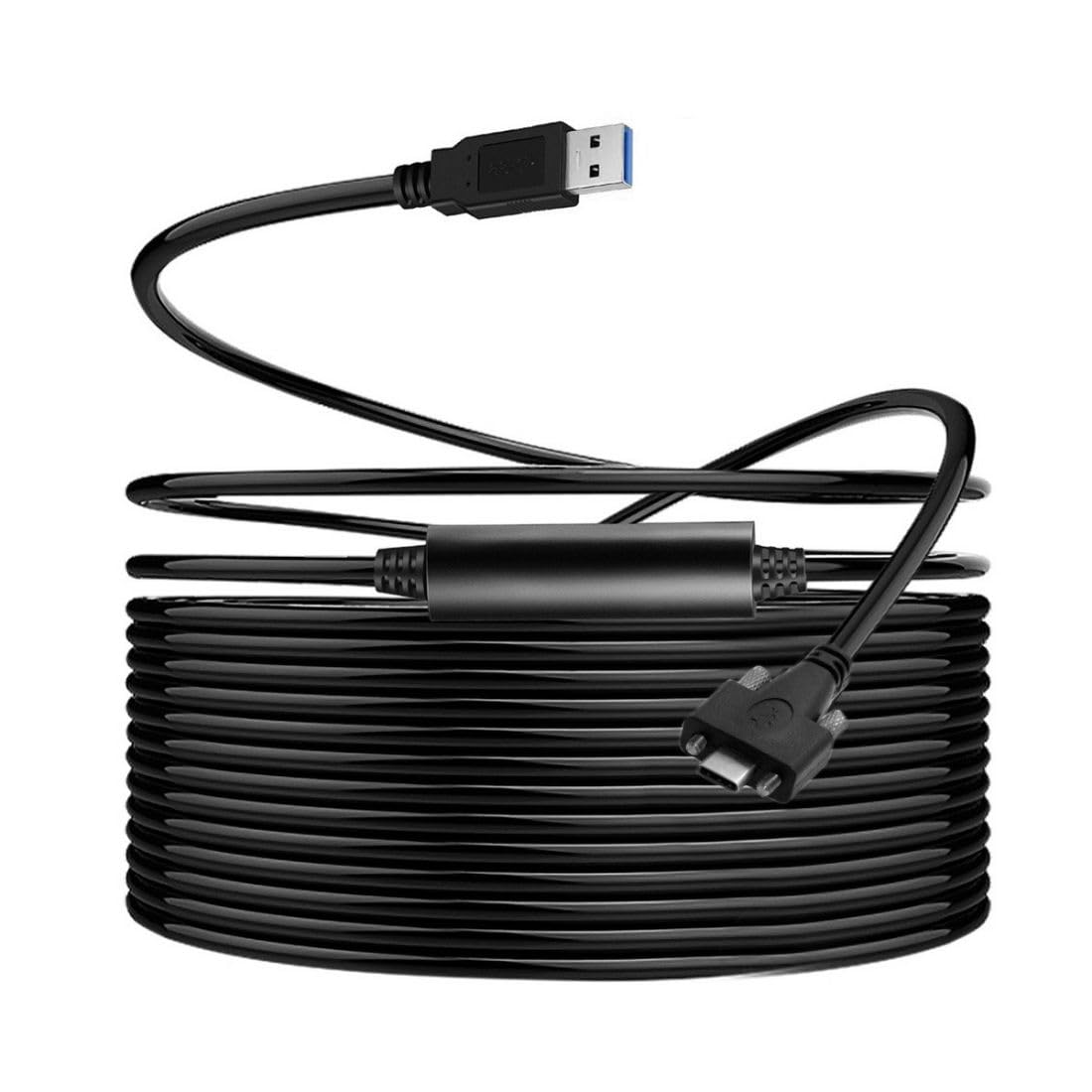 chenyang Cavo dati USB 3.0 a USB C doppio connettore di bloccaggio con chipset ripetitore per fotocamera industriale 8.0M