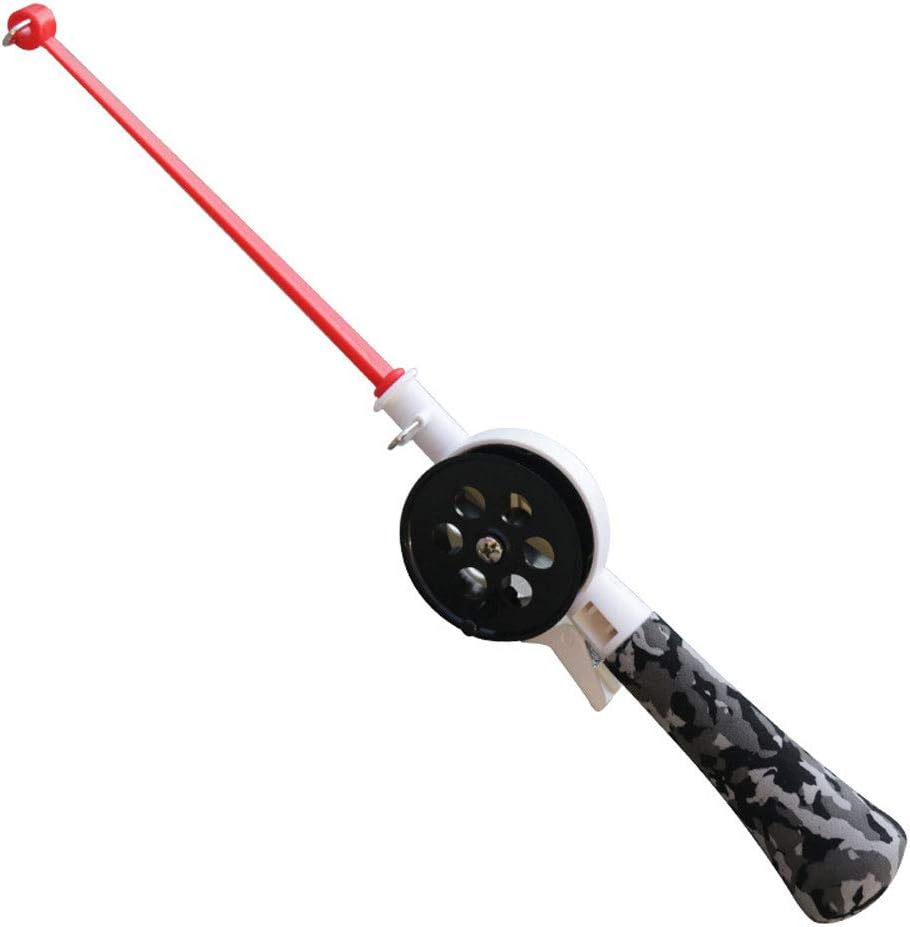 pengyu Outdoor Kids Beginner Portable Ice Fishing Rod Plastic Pole With Reels Wheel