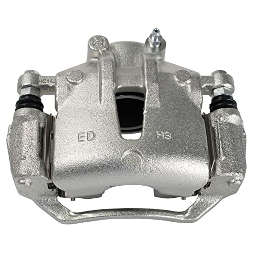 Image of TRQ Front Right Brake Caliper w /Bracket Passenger Side | For 2009-2012 Hyundai Elantra 2010-2013 Kia Forte Forte Koup