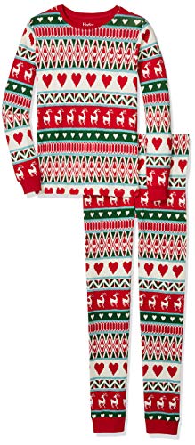 Image of Hatley Girls' Organic Cotton Long Sleeve Printed Pajama Sets